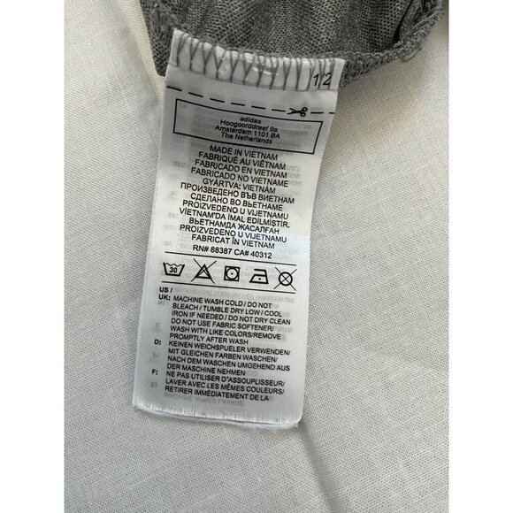 Adidas Golf Polo Shirt 2XL Gray Recycled Polyester Short Sleeve Men's Top - Picture 4 of 9